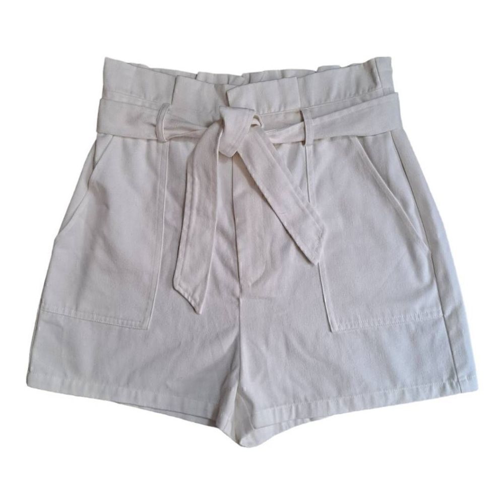 BB Dakota x Steve Madden Paper Bag Shorts Natural White Medium